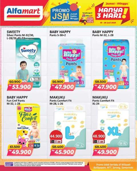 Promo JSM Alfamart 18-20 Juli 2025