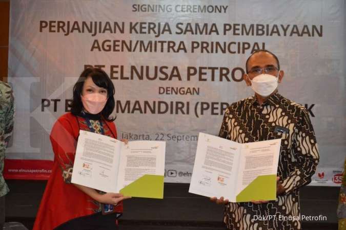 Dukung Pertumbuhan Sektor Industrial Fuel Trading, Elnusa Petrofin Gandeng Bank Mandiri Berikan Layanan Pembiayaan Agen