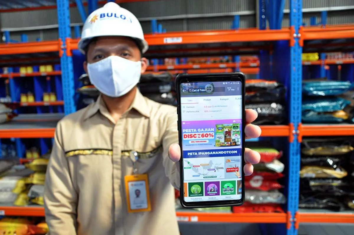 Penjualan di toko online Bulog meningkat tiga kali lipat selama pandemi
