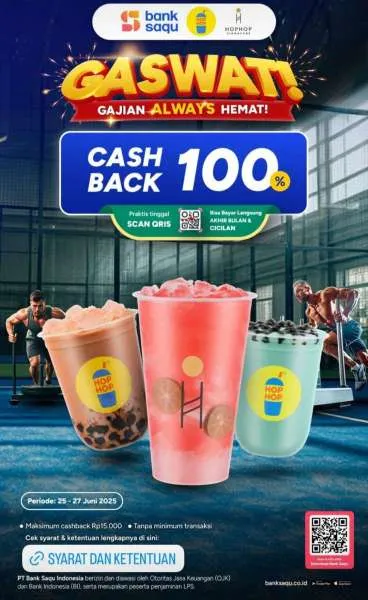 Promo Bank Saqu Gaswat dengan Hop Hop