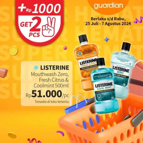 Promo Guardian Super Hemat Periode 25 Juli-7 Agustus 2024