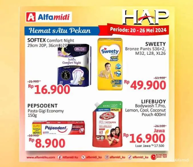 Promo Alfamidi Hemat Satu Pekan Periode 20-26 Mei 2024