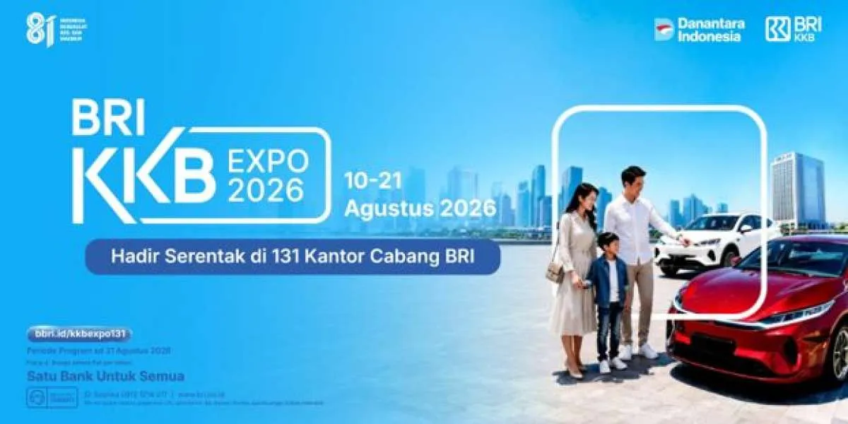 BRI KKB Expo 2026 Tawarkan Pembiayaan Kendaraan Terjangkau, Bunga Mulai 1,81%