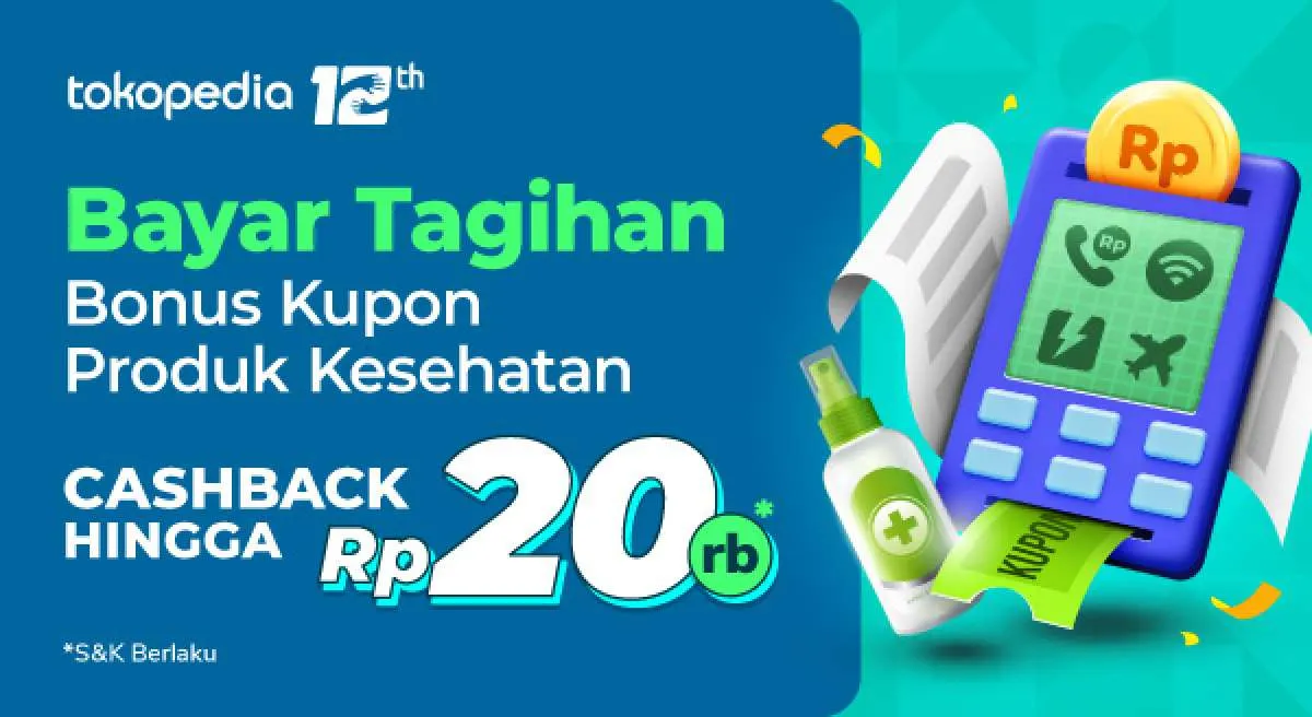 Promo Tokopedia, Bayar Tagihan Hingga Travel Ada Cashback Rp20.000 Menanti Anda