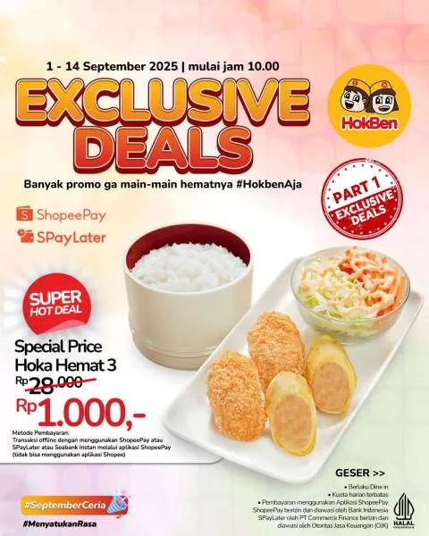 Promo HokBen ShopeePay SPayLater September 2025