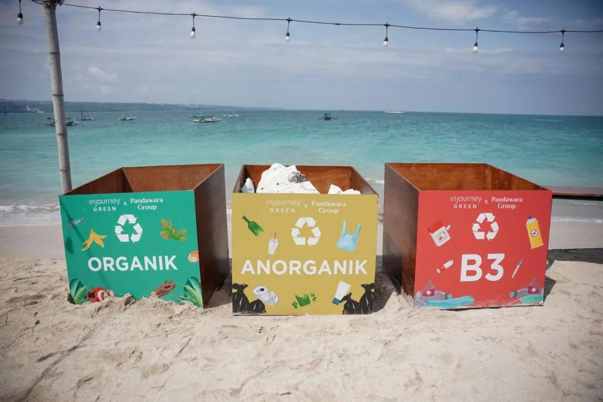 InJourney dan Pandawara Bersihkan 2,25 Ton Sampah di Pantai Kelan Bali