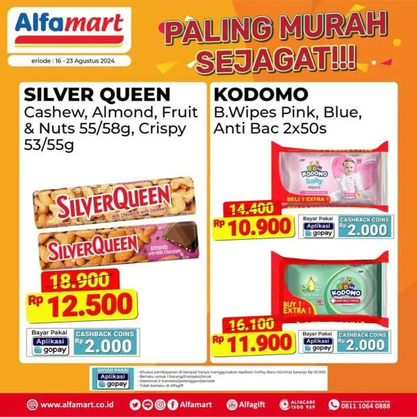 Promo Alfamart Paling Murah Sejagat Periode 16-23 Agustus 2024