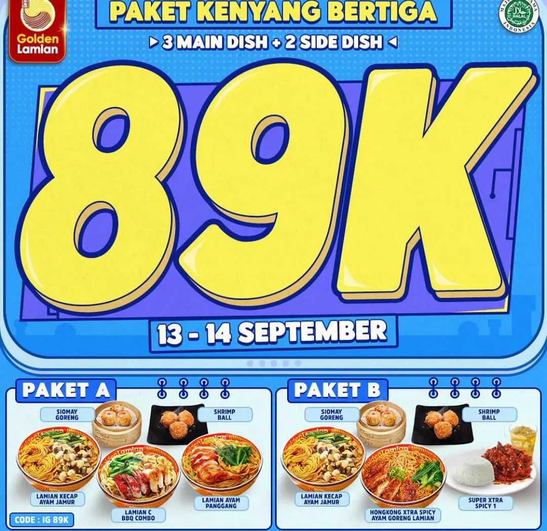 Golden Lamian Paket Rp 89.000