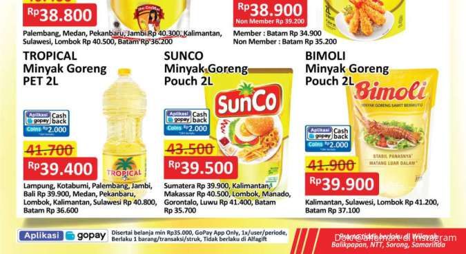 Promo Minyak Goreng di Alfamart & Superindo 12 Juni 2025, Ada Cashback Rp 2.000