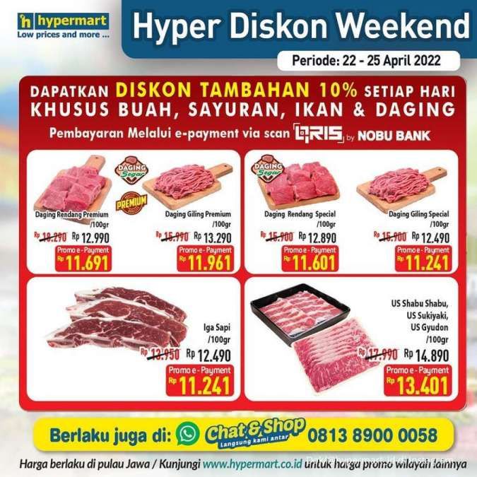 Promo JSM Hypermart Mulai 22-25 April 2022