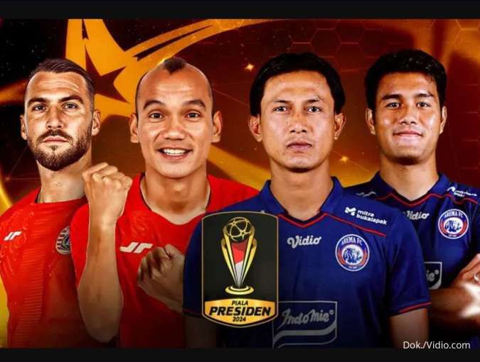 Nonton Live Streaming Persija vs Arema FC di Piala Presiden 2024, Rabu (24/7)