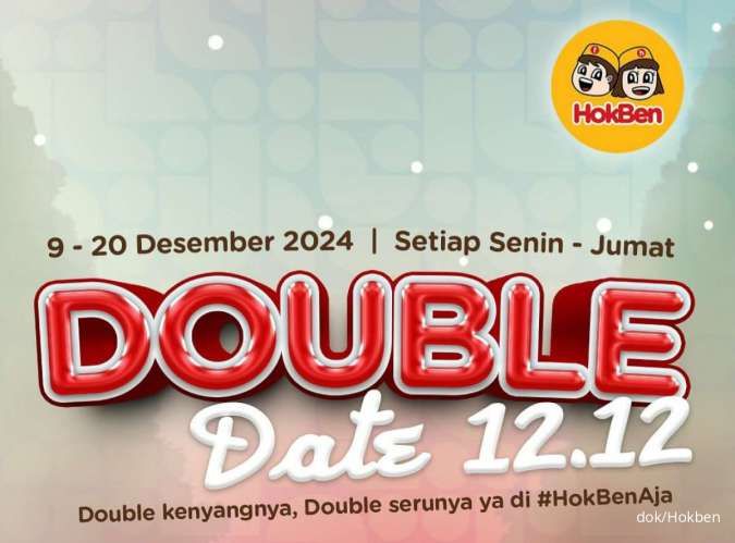 Daftar 5 Promo 12.12 Hokben 9-20 Desember 2024, Mulai Harga Rp 12.000 Saja