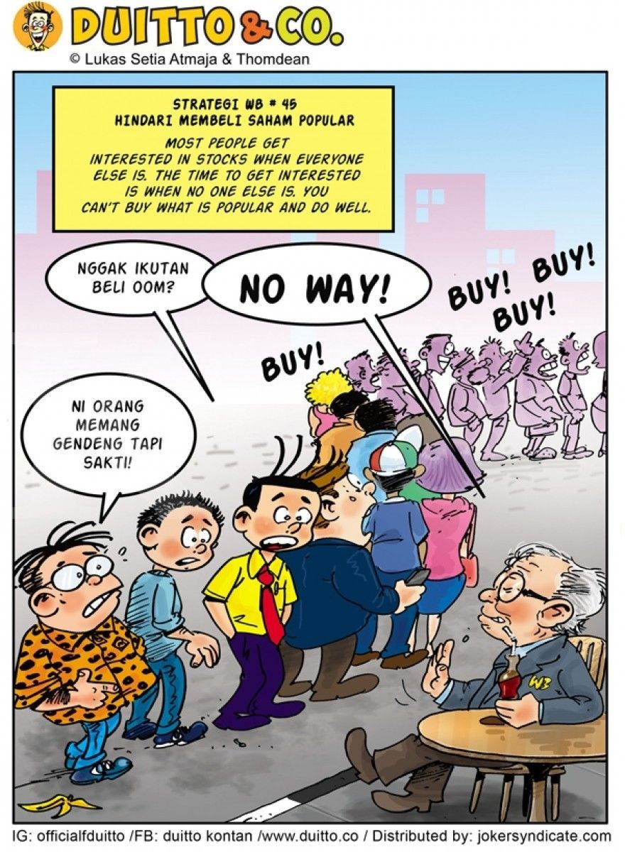 Strategi WB ke-45: Hindari Membeli Saham Popular