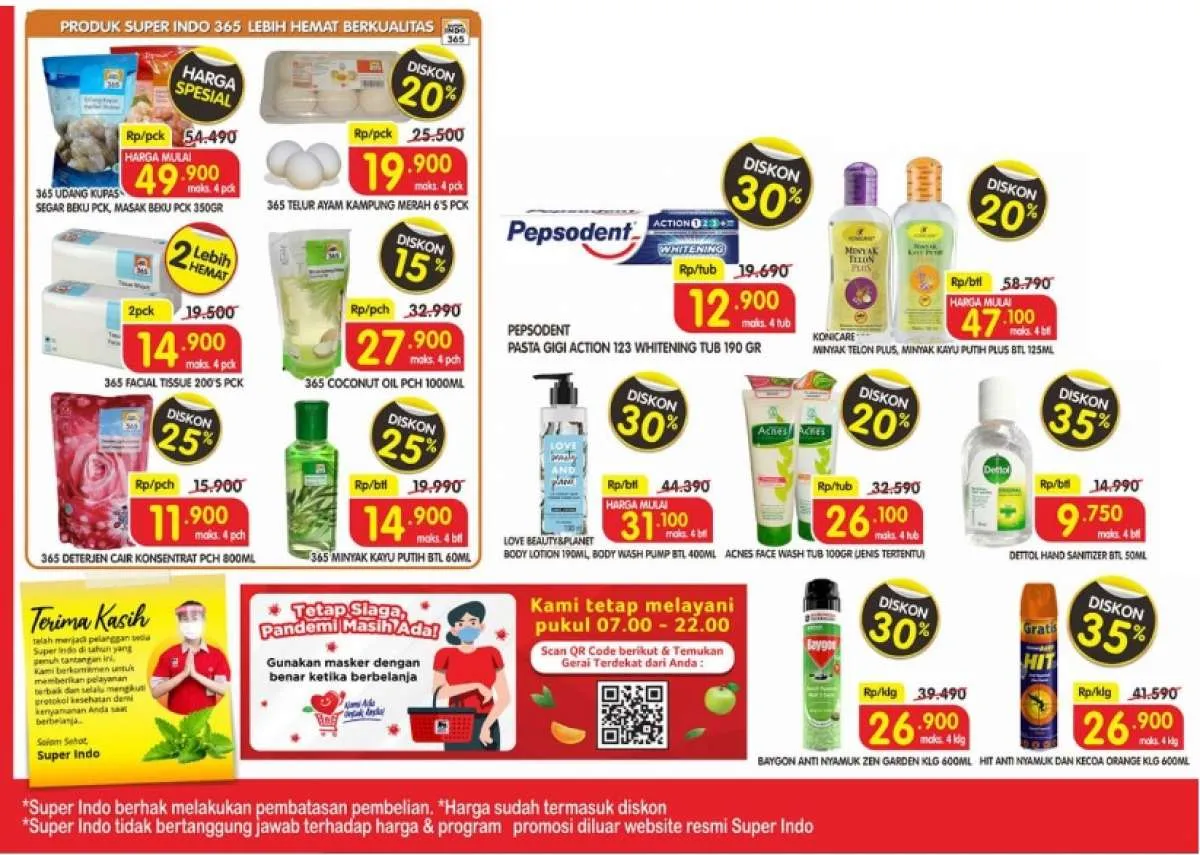 Promo Superindo hari kerja diskonan masih ada, 6 Januari 2021 