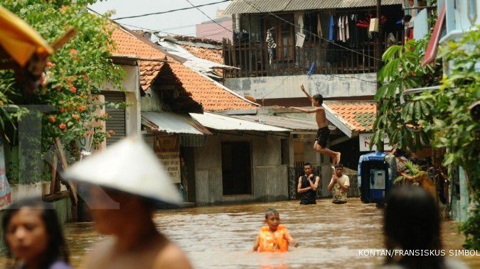 Data ketinggian air di sejumlah sungai di Jakarta