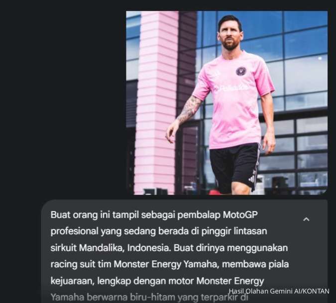 Prompt Gemini AI Bikin Foto Ala Pembalap MotoGP