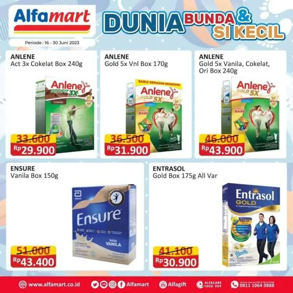 Promo Alfamart Dunia Bunda & Si Kecil Periode 16-30 Juni 2023