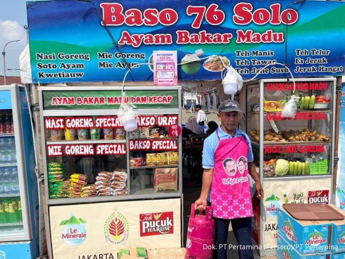 Pertamina Salurkan Bright Gas ke Puluhan UMK Kuliner di Arena Jakarta Fair Kemayoran