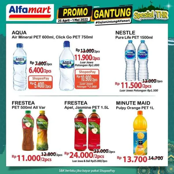 Promo Alfamart Gantung Periode 25 April-1 Mei 2022