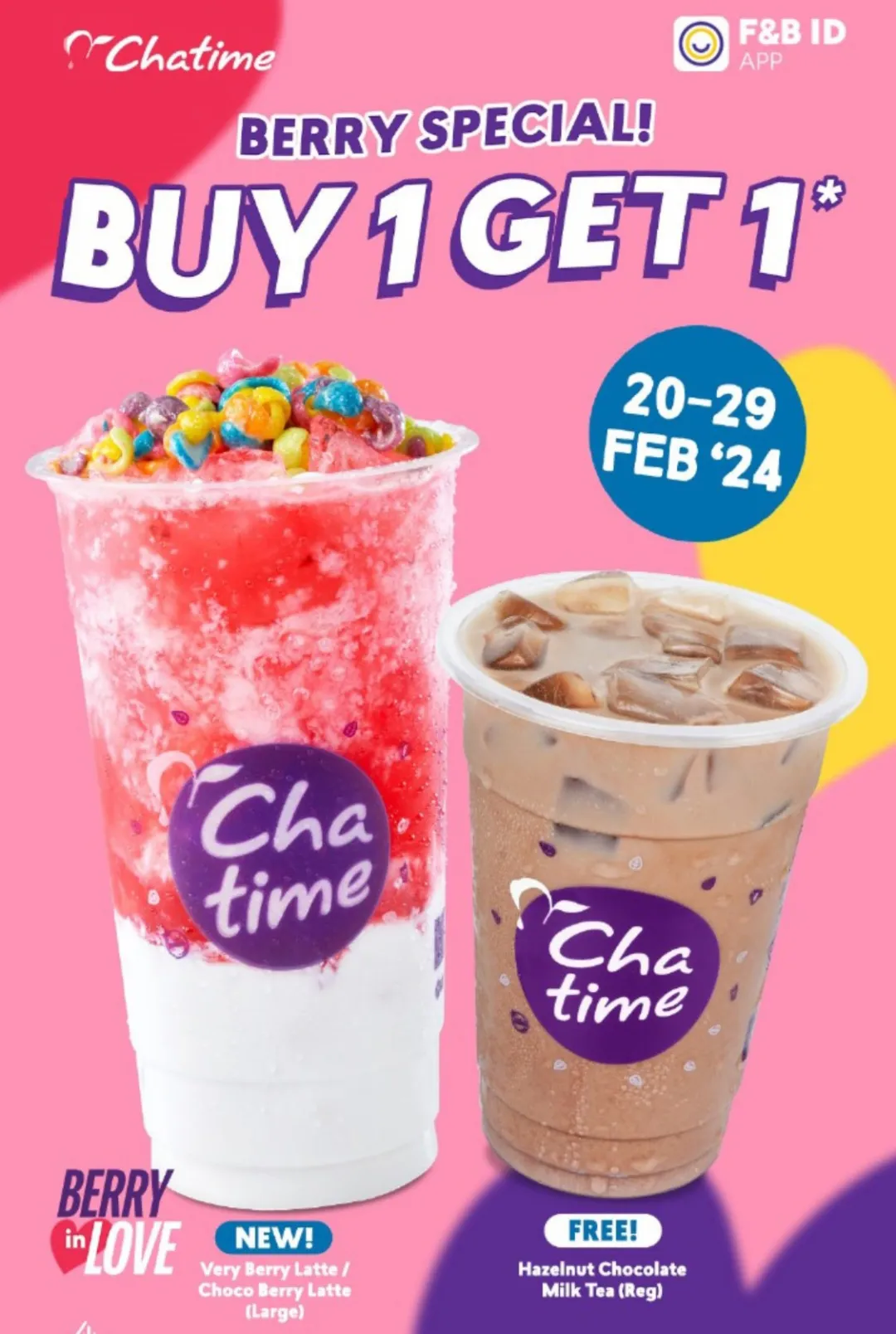 Chatime promo Buy 1 Get 1