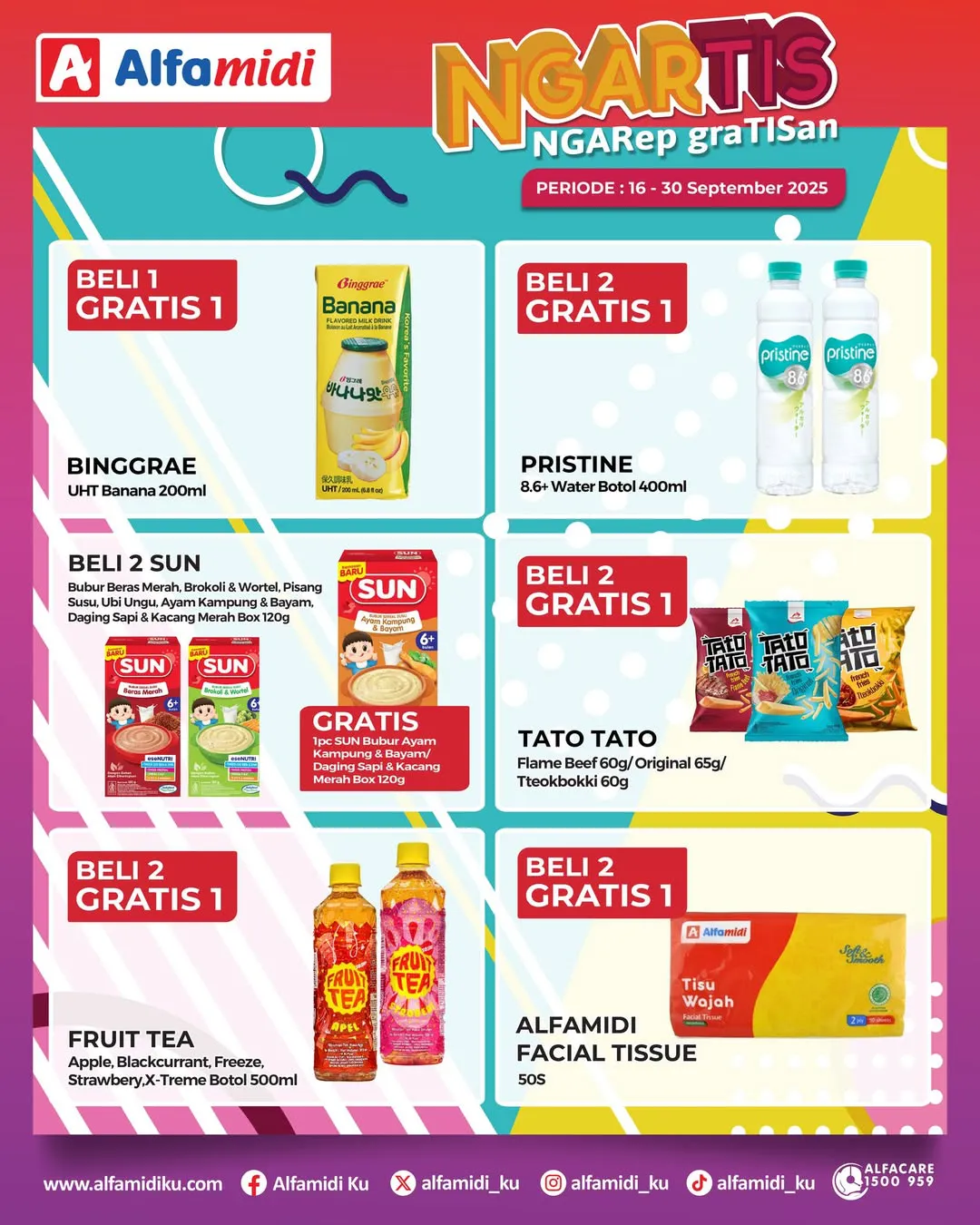 Promo Alfamidi Ngartis (Ngarep Gratisan) Periode 16-30 September 2025