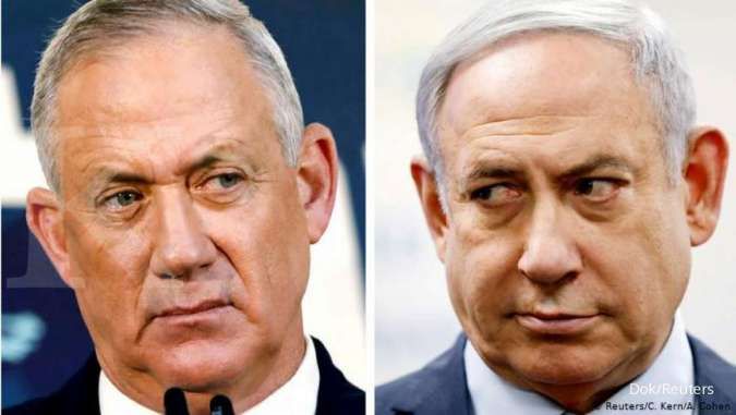 Netanyahu dan Pimpinan Oposisi Benny Gantz Sepakat Berbagi Kekuasaan