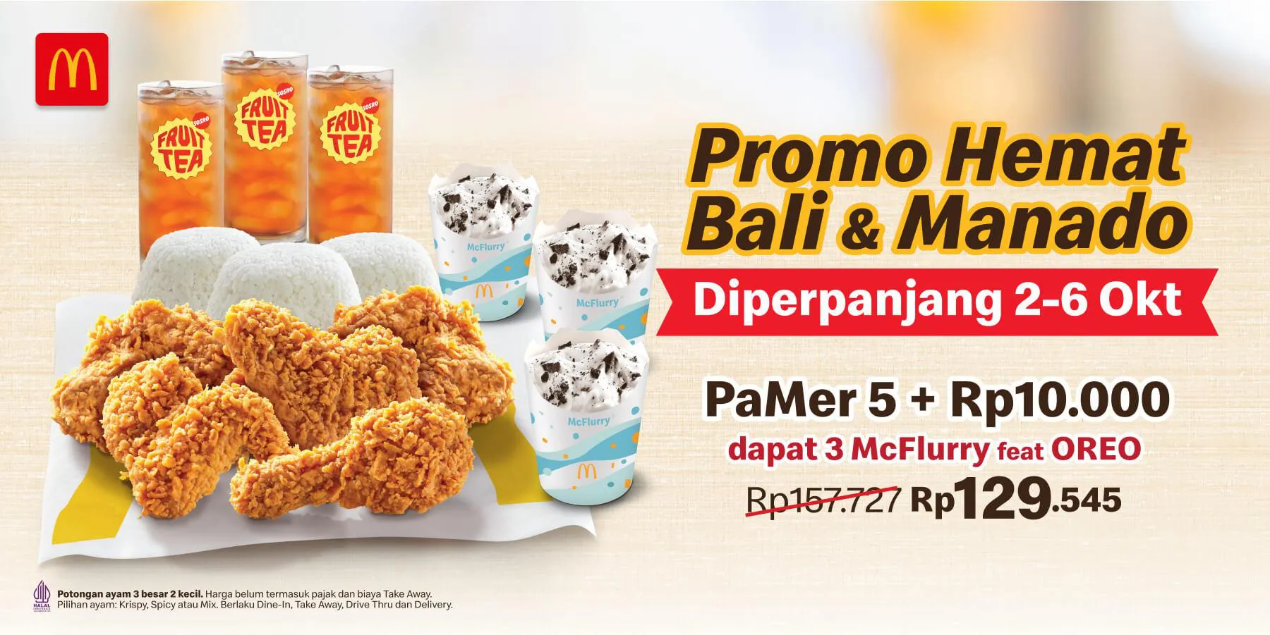 Promo McD Bali Manado