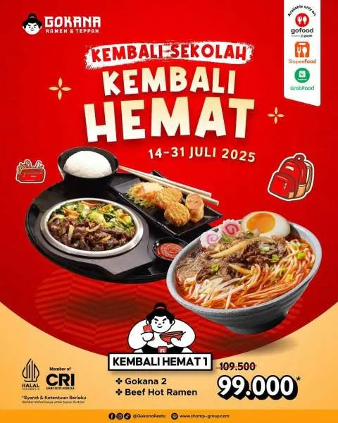 Promo Gokana Kembali Hemat 1