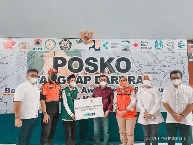Pos Indonesia Peduli bantu korban erupsi Semeru, ini yang diberikan