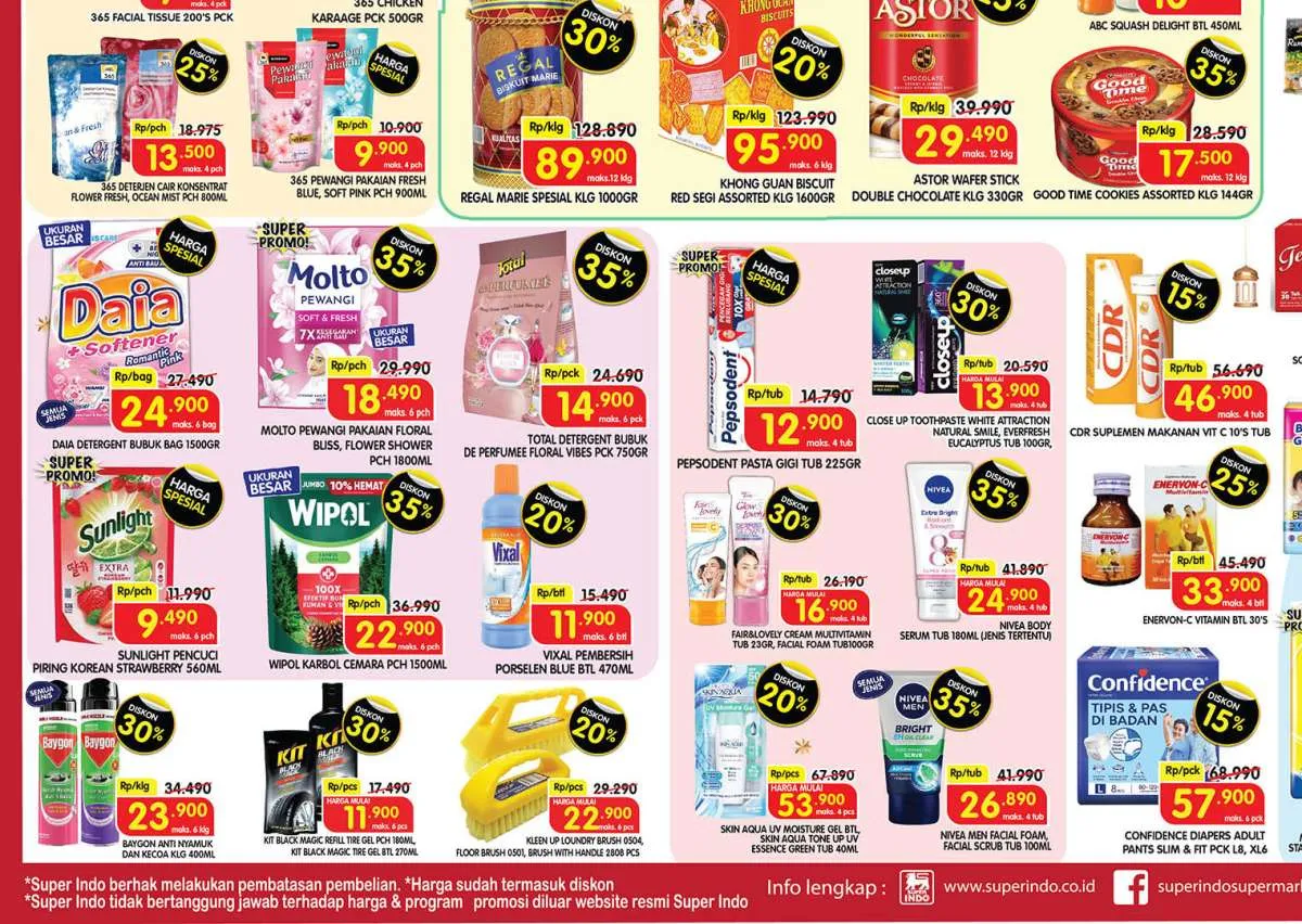 Promo Superindo Weekday 13 Maret 2025, Daia & Pepsodent Harga Spesial Akan Berakhir
