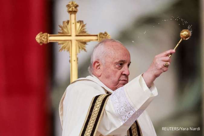 Pope Francis, in Easter Address, Calls for Gaza Ceasefire