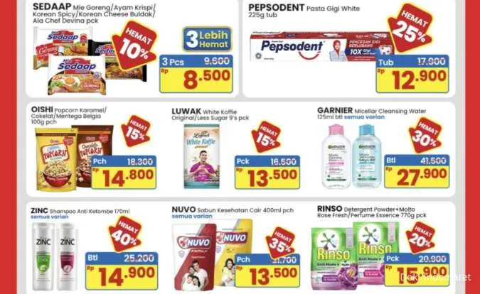 Promo JSM Indomaret Periode 25-27 Juli 2025, Aneka Detergent Diskon Sampai 30%