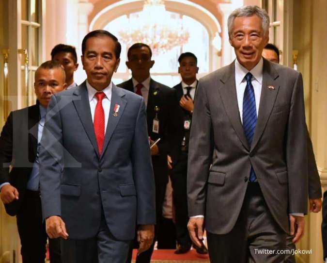 Presiden Jokowi dan PM Lee Bahas Implementasi Perjanjian FIR Hingga Investasi di IKN