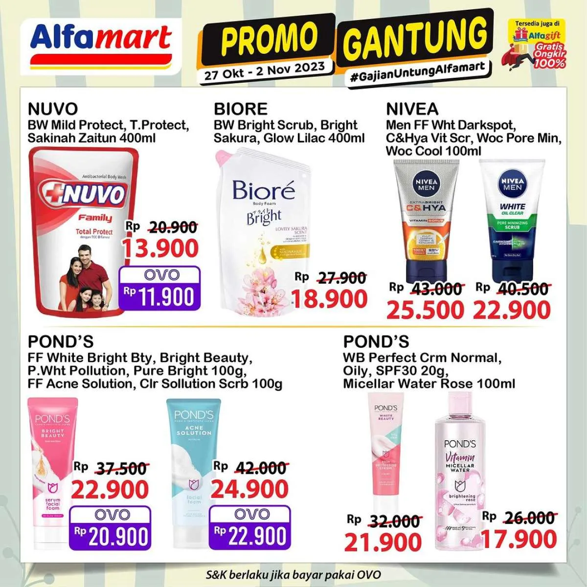 Katalog Promo JSM Alfamart Gajian Untung Periode 27 Oktober-2 November 2023