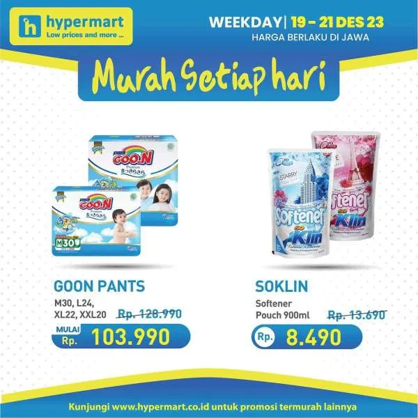 Promo Hypermart Hyper Diskon Weekday Periode 19-21 Desember 2023