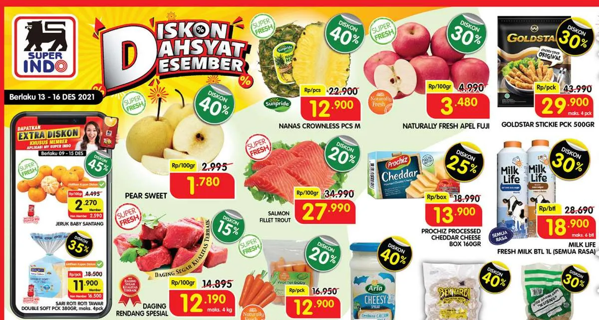 Promo Superindo terbaru 13-16 Desember 2021 untuk produk kebutuhan sehari-hari