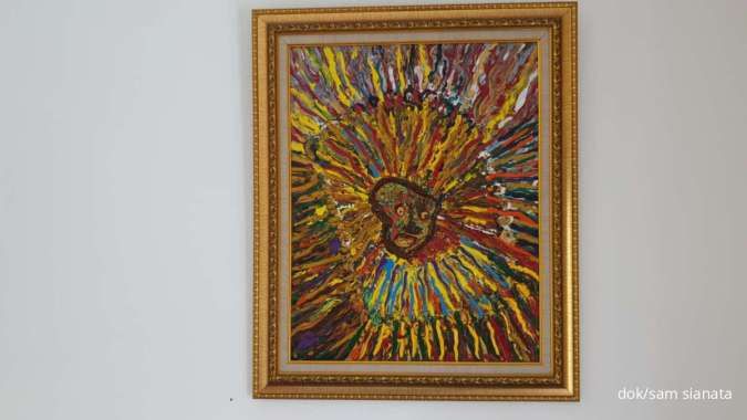 Pengusaha Sam Sianata Luncurkan Karya Lukisan Bertajuk Sang Raja Cinta