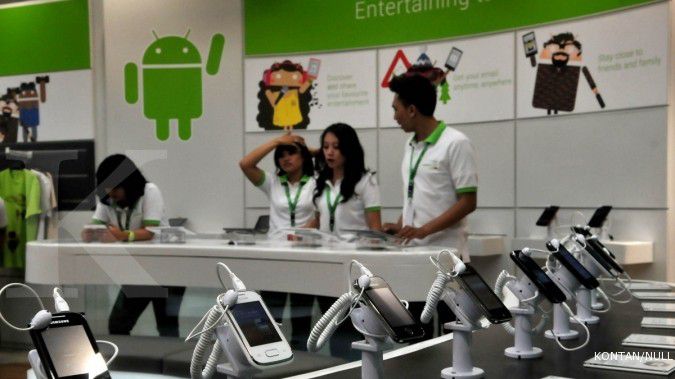 Ponsel Android masih merajai pasar 2013
