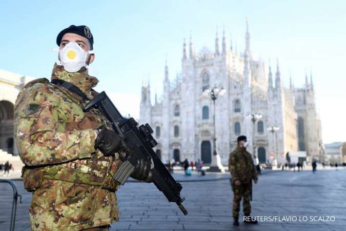 Dua lagi meninggal di Italia jadi 14 orang, kasus virus corana tembus 500