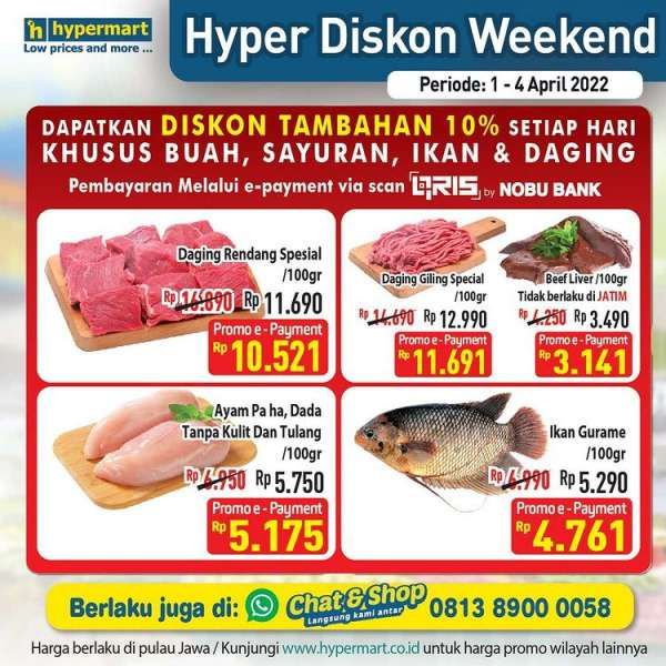 Promo JSM Hypermart Berlaku 1-4 April 2022