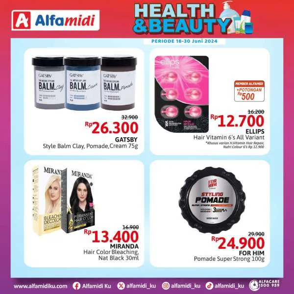 Promo Alfamidi Health & Beauty Periode 16-30 Juni 2024