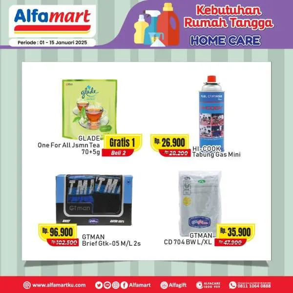 Promo Alfamart Home Care Periode 1-15 Januari 2025