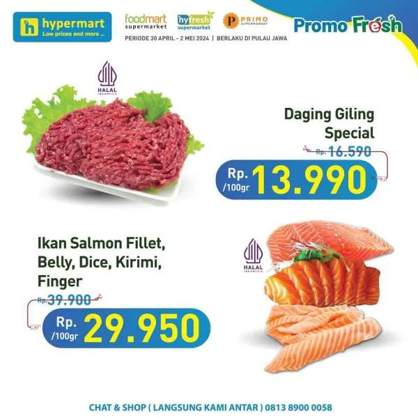 Promo Hypermart Hyper Diskon Weekday Periode 30 April-2 Mei 2024