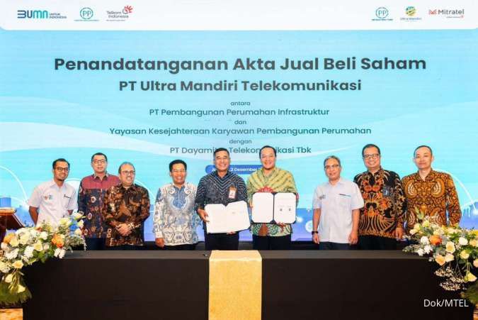 Caplok Anak Usaha PTPP, Mitratel (MTEL) Dapat Tambahan 8.101 km Fiber Optic