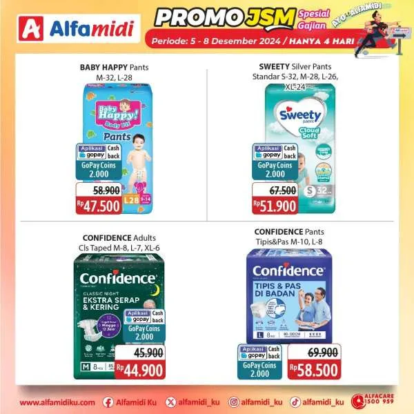 Promo JSM Alfamidi Hanya 4 Hari Periode 5-8 Desember 2024