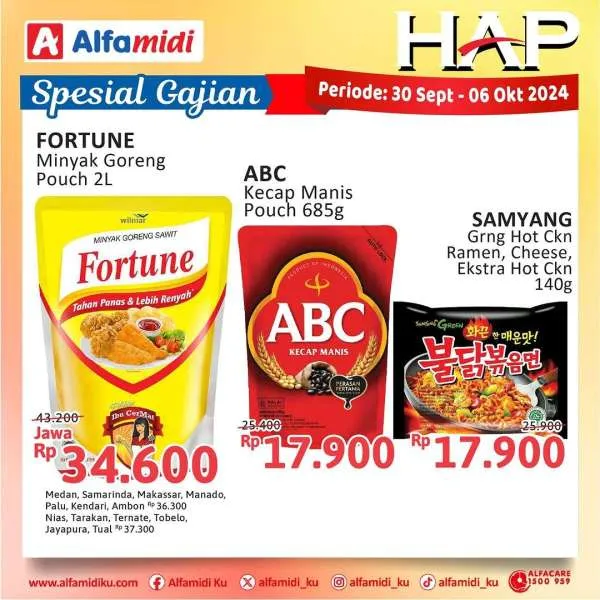 Promo Alfamidi Hemat Satu Pekan Periode 30 September-6 Oktpber 2024