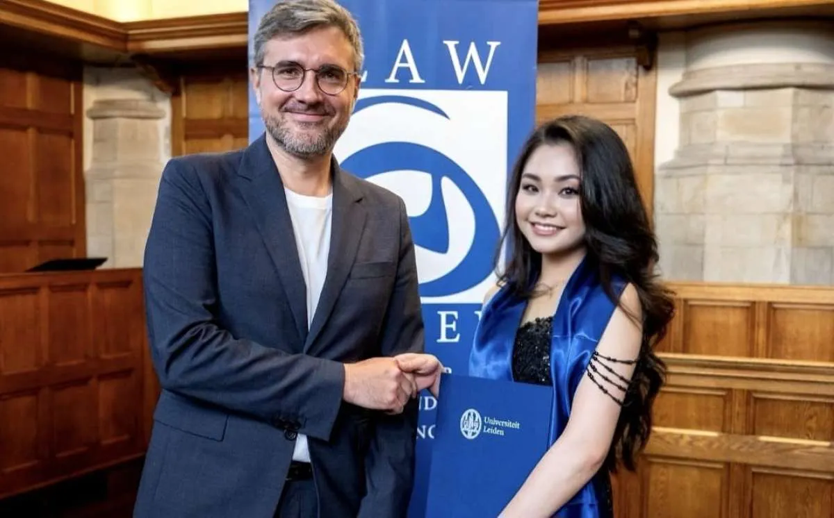 Fidela Gracia, Alumnus President University Raih Gelar LL.M dari Universitas Leiden