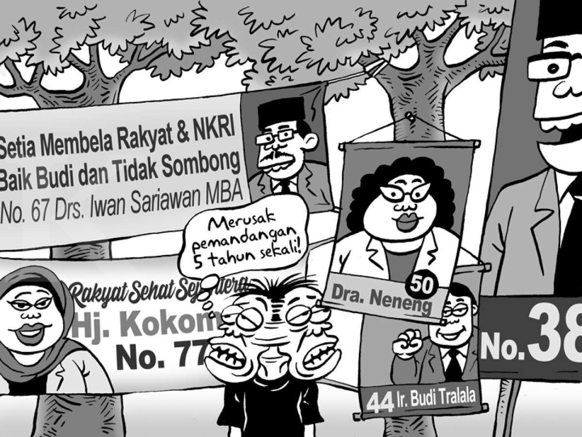 Benny Rachmadi - Semarak Atribut Kampanye