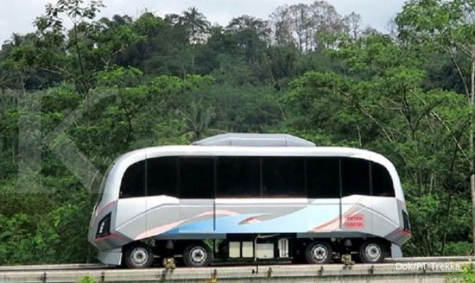 Kereta metro kapsul Bandung mulai dibangun 2017