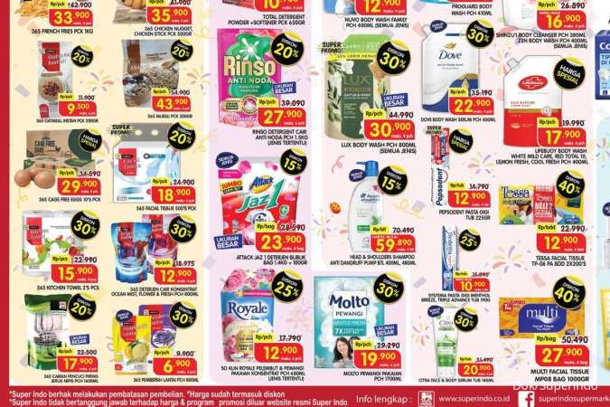 Promo JSM Superindo 5-7 Desember 2025, Deterjen dan Molto Diskon 30%